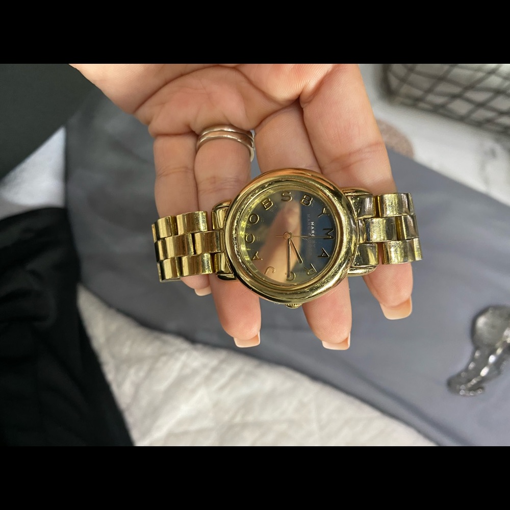 Marc by Marc Jacobs gold watch